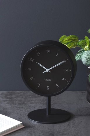 Designový stolní hodiny 5951BK Karlsson 23cm