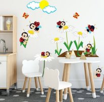 Dětské samolepky na zeď Berušky 78x138cm