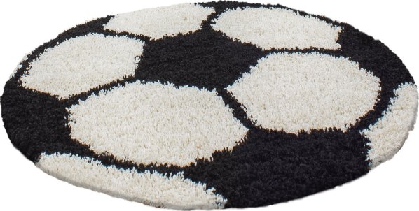 Dětský kusový koberec Fun 6001 black