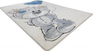 Dětský kusový koberec Petit E1593 Teddy bear cream