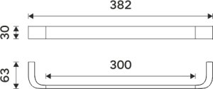 Držák na ručníky Nikau 30035-90