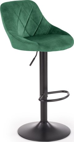 Barová židle H101 tmavě zelená