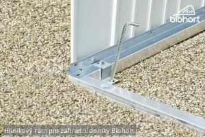 Hliníkový podlahový rám pro zahradní domky HighLine