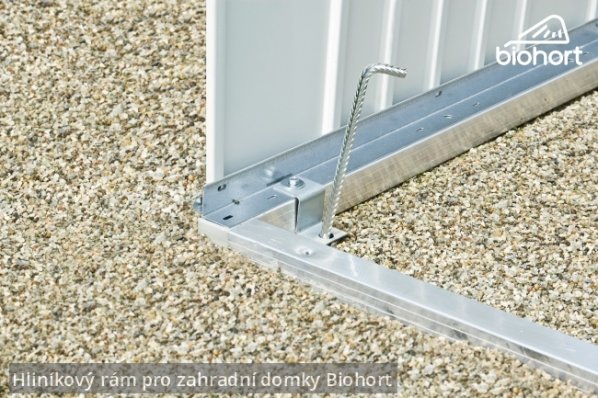 Hliníkový podlahový rám pro zahradní domky HighLine