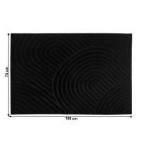 Černý koberec Figlook 75x100 cm