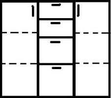 Komoda Rea Ottawa UP5