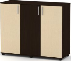 Komoda WOM 3D wenge kombi