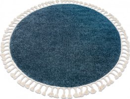 Kusový koberec Berber 9000 blue kruh