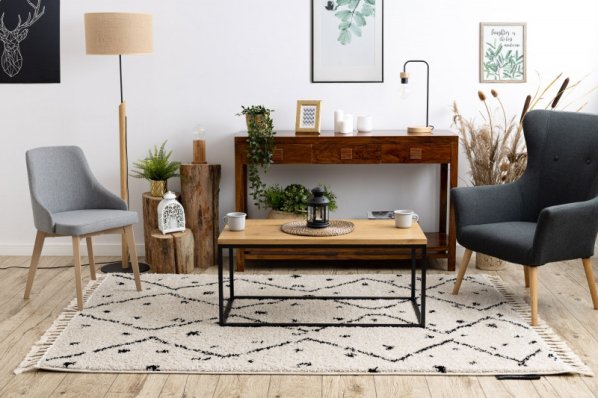Kusový koberec Berber Tetuan B751 cream