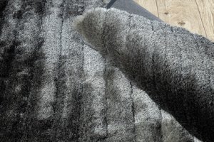 Kusový koberec Flim 007-B6 Stripes grey