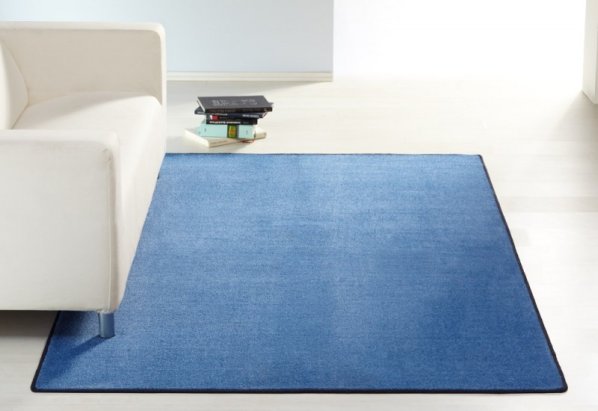 Kusový koberec Nasty 101153 Blau 200x200 cm čtverec