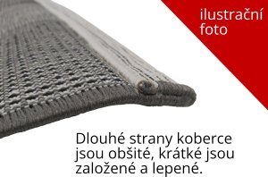 Kusový koberec Plus 8002 grey