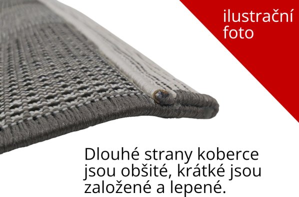 Kusový koberec Plus 8002 grey