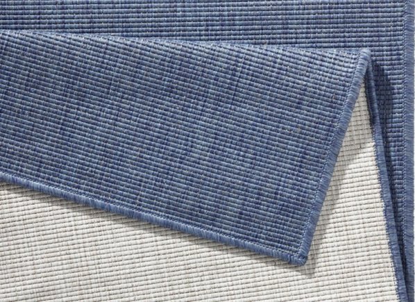Kusový koberec Twin-Wendeteppiche 103100 blau creme