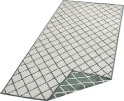 Kusový koberec Twin-Wendeteppiche 103117 grün creme