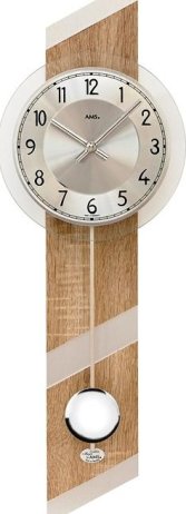 Kyvadlové nástěnné hodiny 7415 AMS 69cm