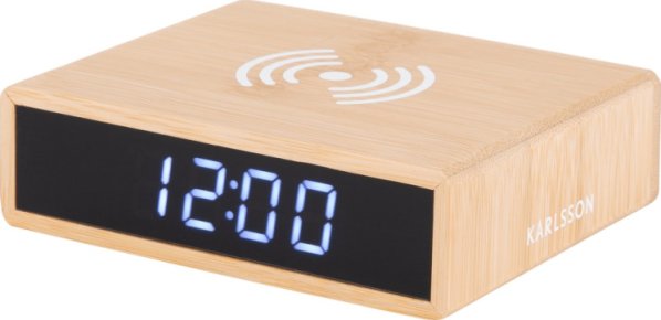 LED budík - hodiny 5934 Karlsson s nabíjením 10,5cm