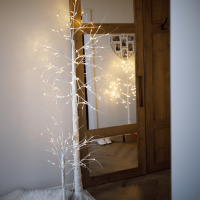 LED vánoční stromky Bříza set 3 ks