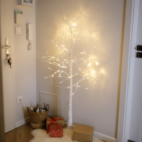 LED vánoční stromky Bříza set 3 ks