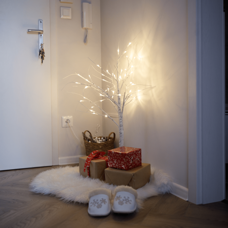 LED vánoční stromky Bříza set 3 ks