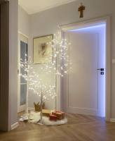 LED vánoční stromky Bříza set 3 ks