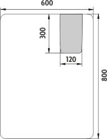 LED zrcadlo ZP25002 60x80 cm
