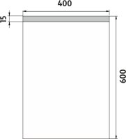 LED zrcadlo ZP8000 40x60 cm