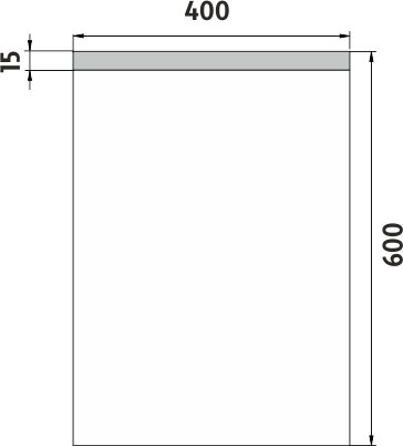 LED zrcadlo ZP8000 40x60 cm