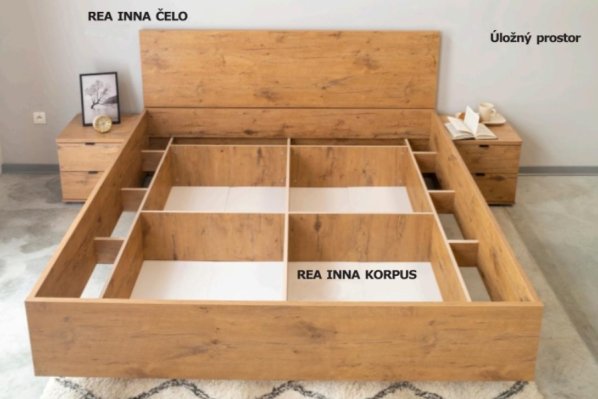 Levitující postel Rea Inna 160x200 cm