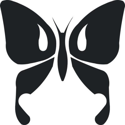 Samolepící dekorace Motýl 1