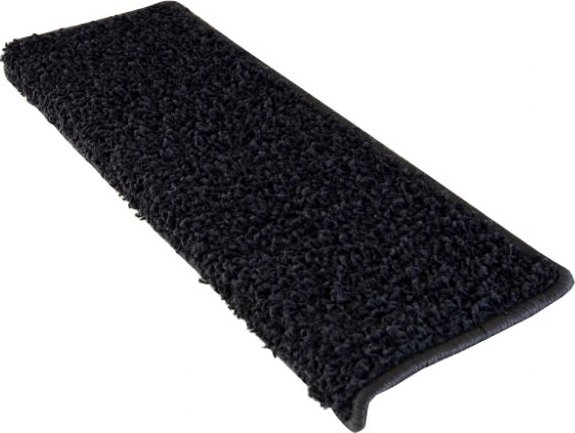 Nášlapy na schody Color Shaggy, antracit, obdélník 24x65