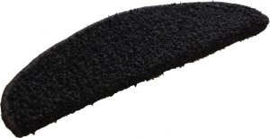 Nášlapy na schody Color Shaggy, antracit, půlkruh, 24x65
