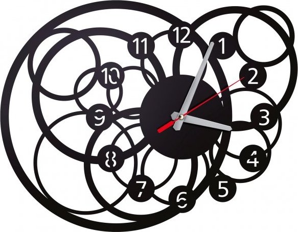 Designové nástěnné hodiny Galaktika 40cm (více barev)