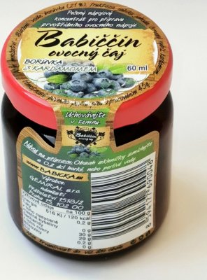 Pečený čaj Borůvka s kardamomem 60ml
