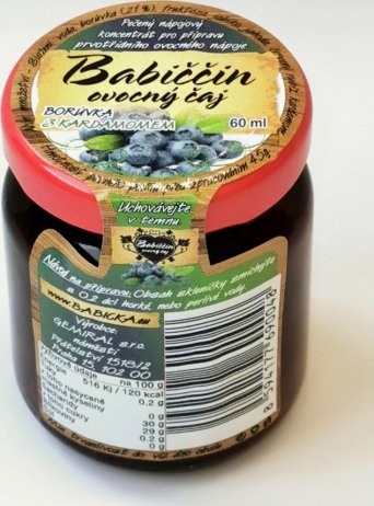 Pečený čaj Borůvka s kardamomem 60ml