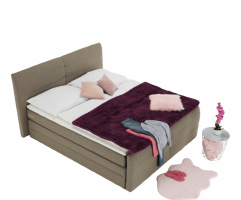 Boxspringová postel Homela 180x200 cm Komfort