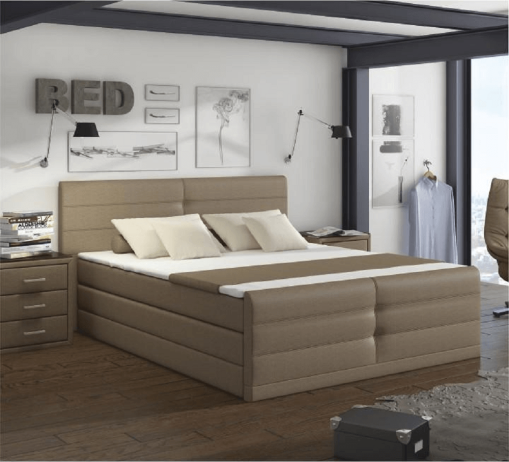Boxspringová postel Homela 180x200 cm Komfort