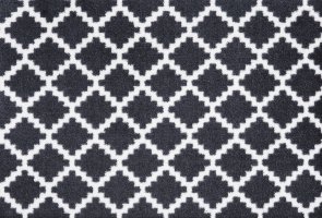 Protiskluzová rohožka Home Black White 103156
