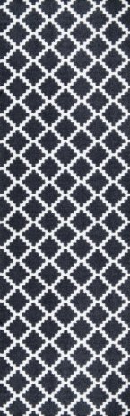 Protiskluzový běhoun Home Black White 103156