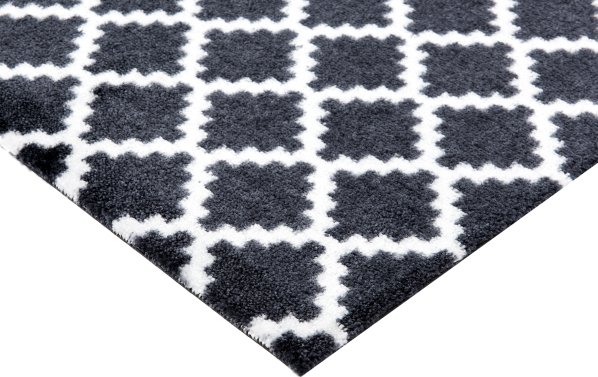 Protiskluzový běhoun Home Black White 103156