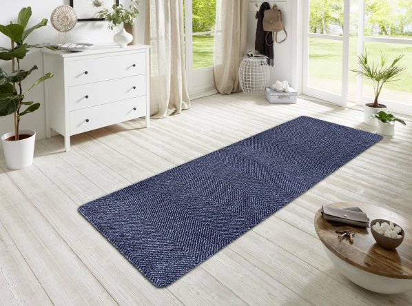 Rohožka Clean & Go 105348 Dark blue Black – na ven i na doma