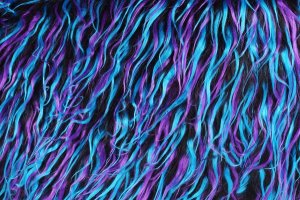 Sedací pytel Shaggy Multicolor blue-black-purple