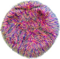 Sedací pytel Shaggy Multicolor yellow-pink-blue