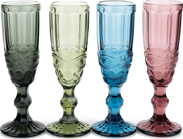 Set 4 sklenic na šampaňské Glazi 150ml