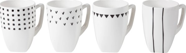 Set hrnků Grafico 280ml 4ks