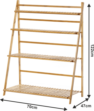 Regál Dinger 2, bambus + dárek