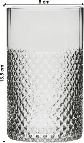 Sklenice na vodu Kaboso 520 ml set 6 ks