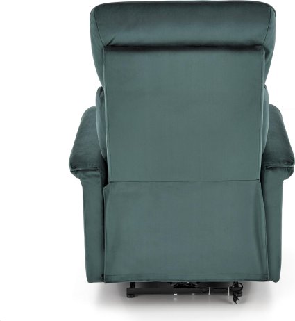 Tmavě zelené relaxační křeslo SEMIR