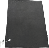 Tmavěšedá vyhřívací deka Dexxo 130x180 cm
