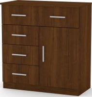 Kombinovaná komoda 1-3-1 ořech